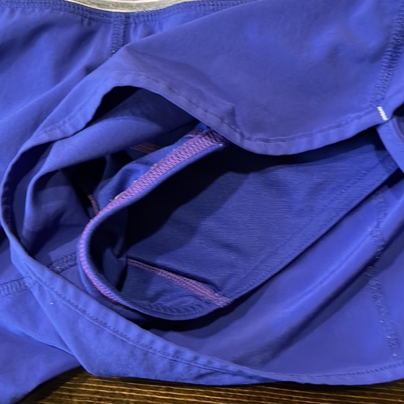 Lululemon Blue and Grey Running Shorts - Picture 6 of 6